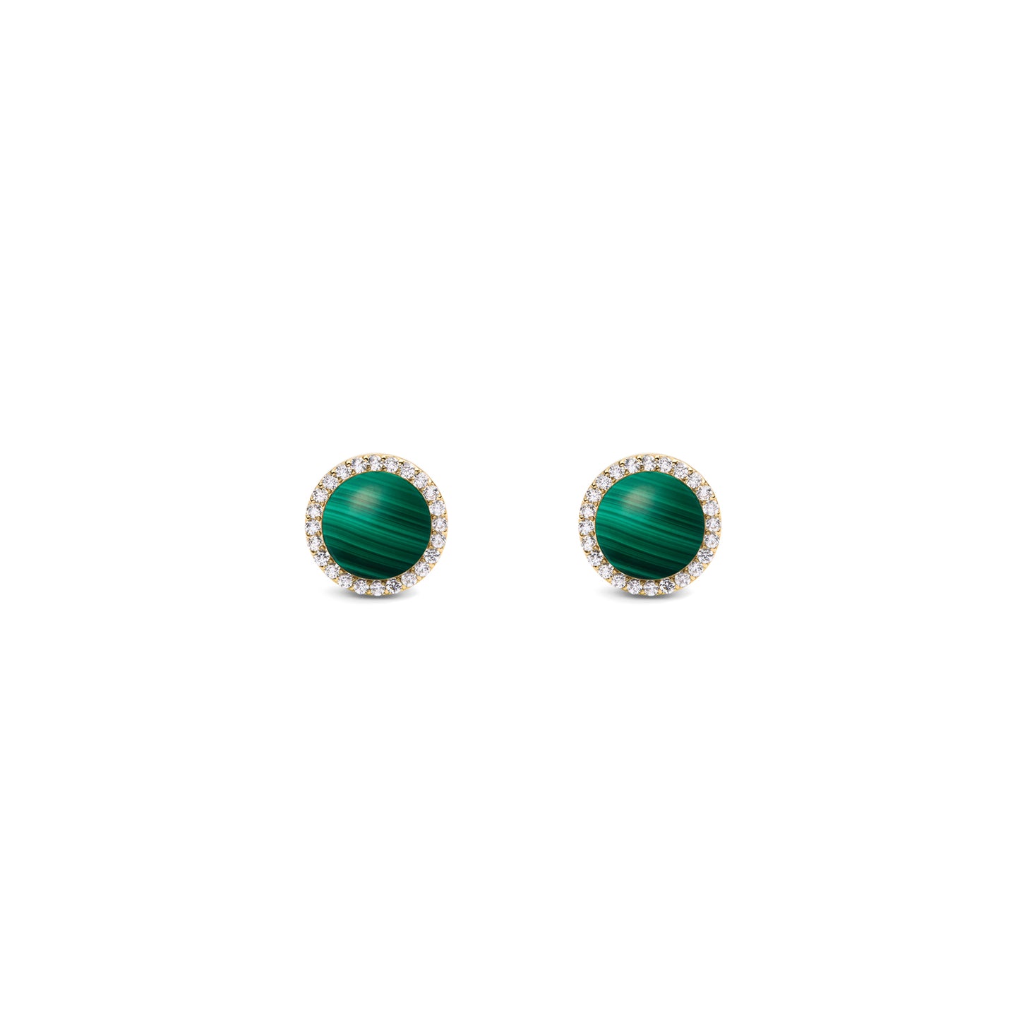 Daniel Wellington Audrey Earrings Malachite Gold