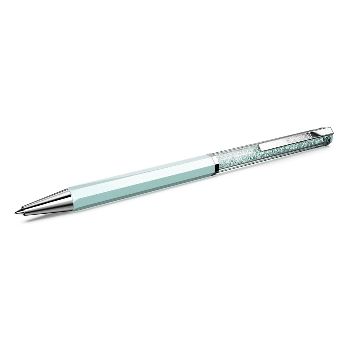Penna a sfera Crystalline, Clip Lazo, Placcato rodio