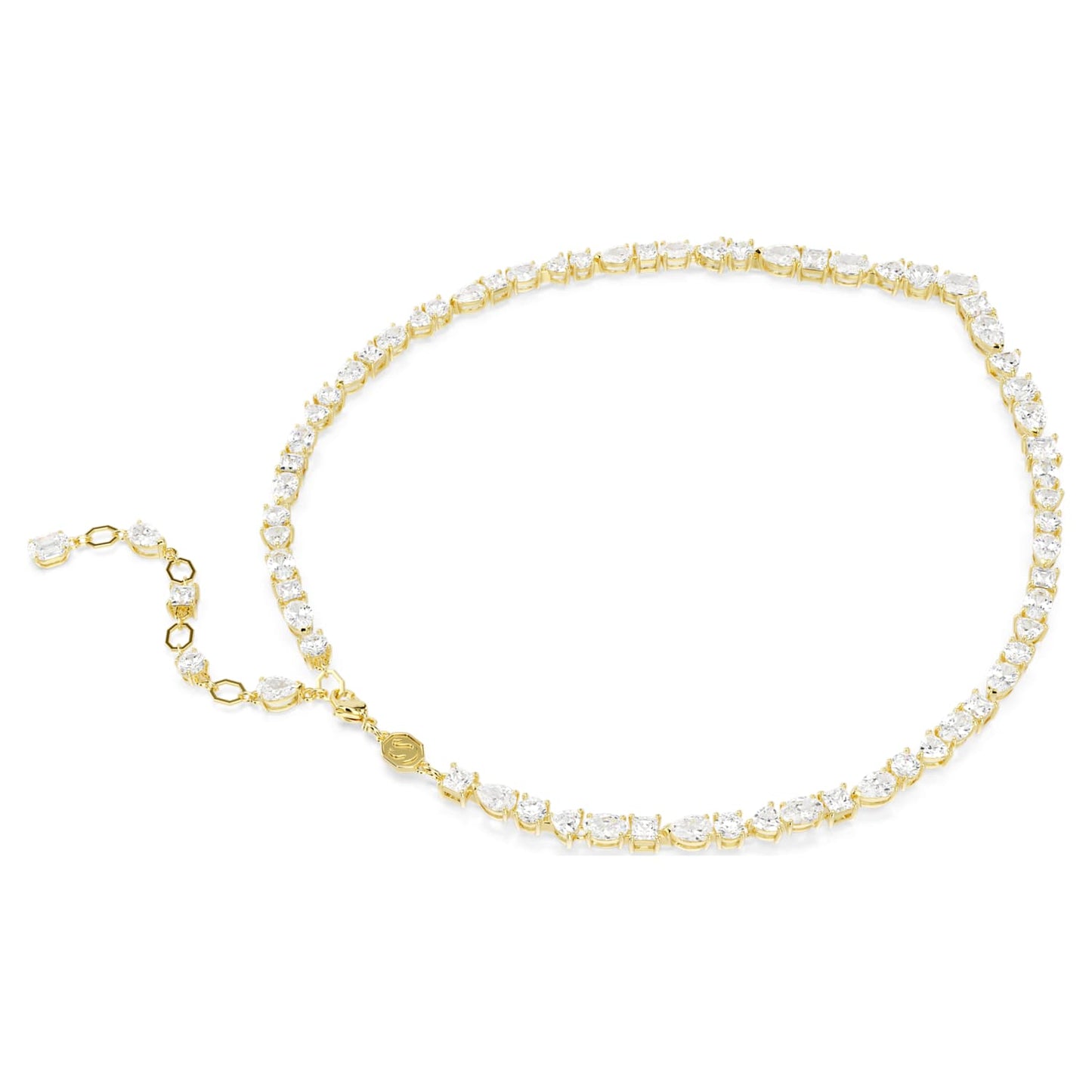 Collana Mesmera, Bianco, Placcato oro - foto 5