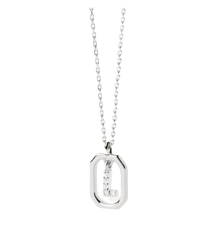 Collana Mini Letter L Silver PDPAOLA
