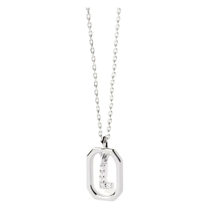 Collana Mini Letter L Silver PDPAOLA