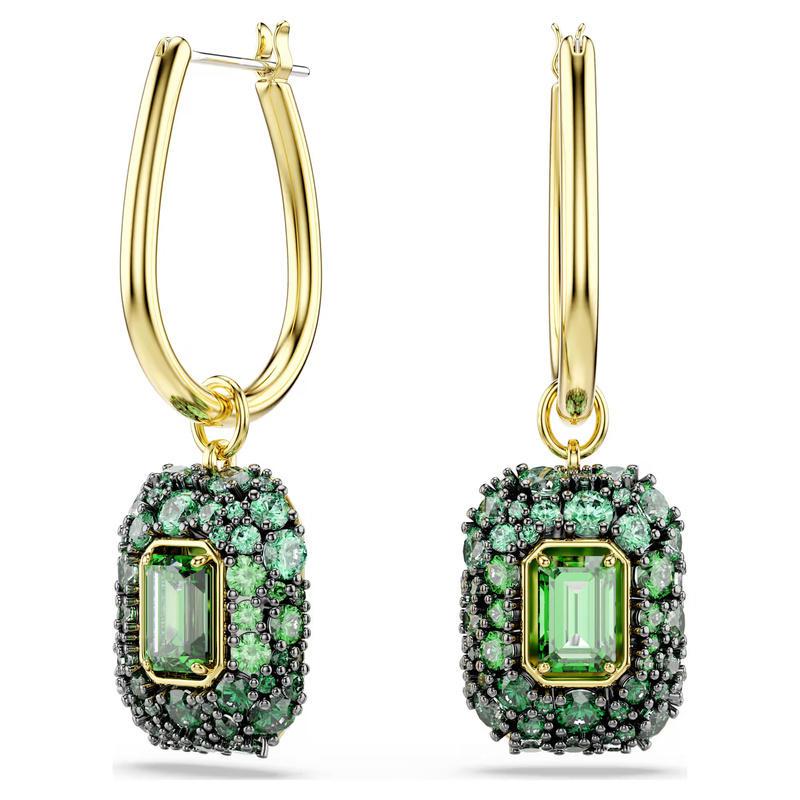 Swarovski Orecchini Sublima Verde Oro