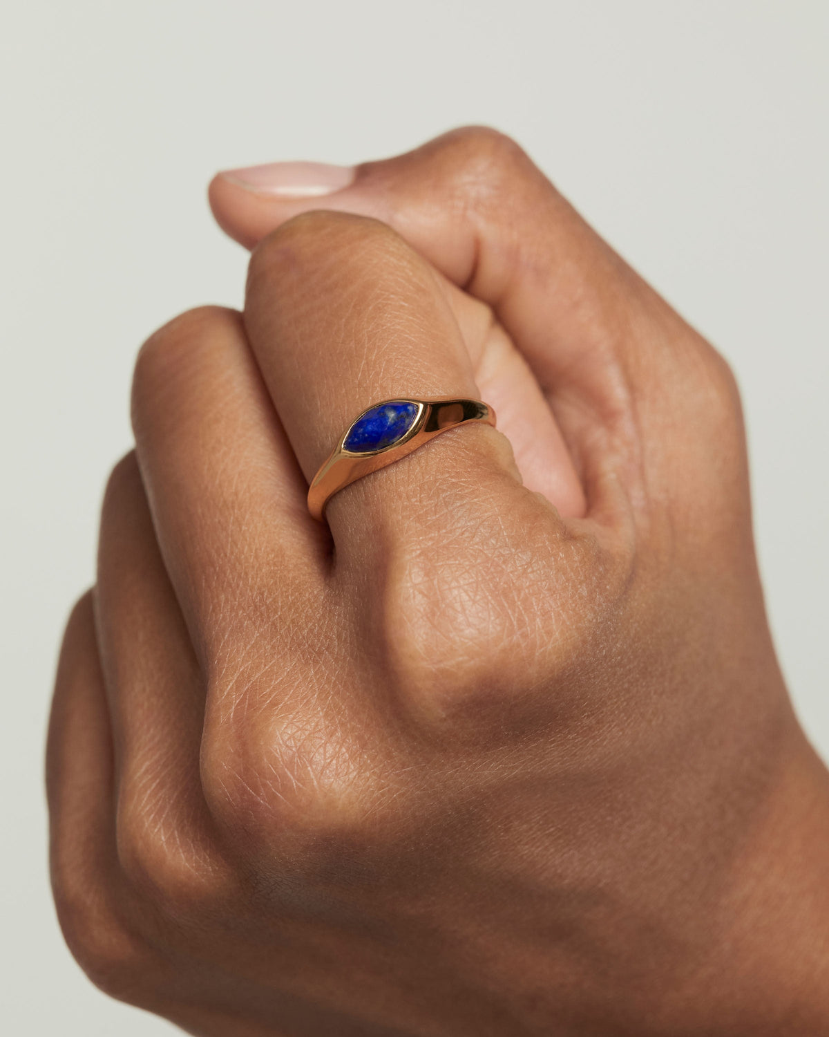 Anello Sigillo Lapislazzuli Nomad PDPAOLA - foto 3