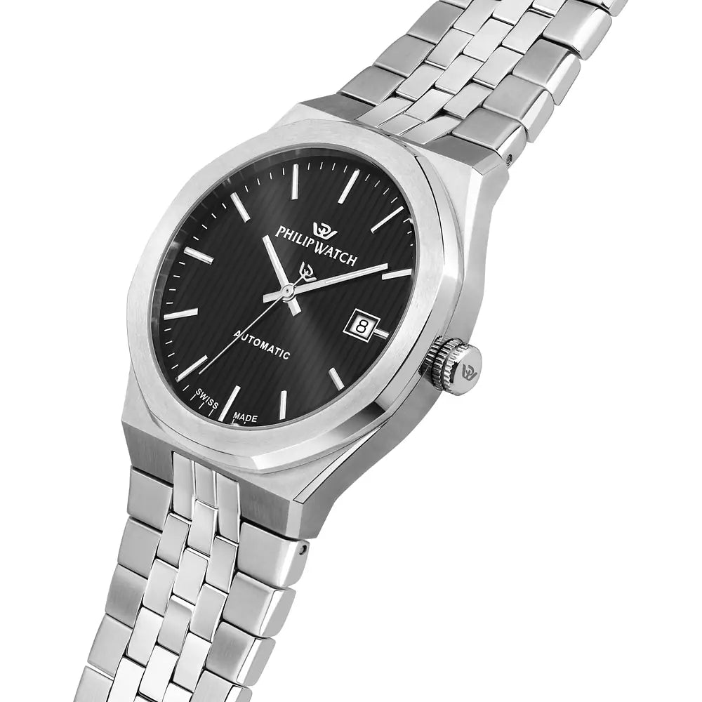 Philip Watch Windsurf R8223533002 - Orologio Automatico Uomo Nero 40mm