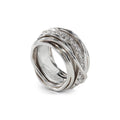 Anello Rubinia Filodellavita Carato - 13 Fili in Argento 925 con Diamanti Bianchi 1,00ct