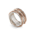 Anello Rubinia Filodellavita Classic - 13 Fili in Argento 925 e Oro Rosa 9kt
