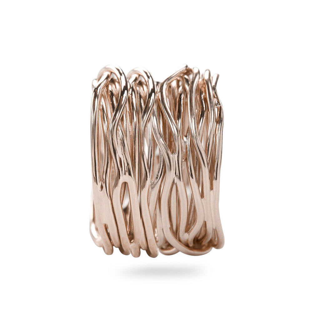 Anello Rubinia Filodellavita Classic - 22 Fili in Oro Rosa 9kt