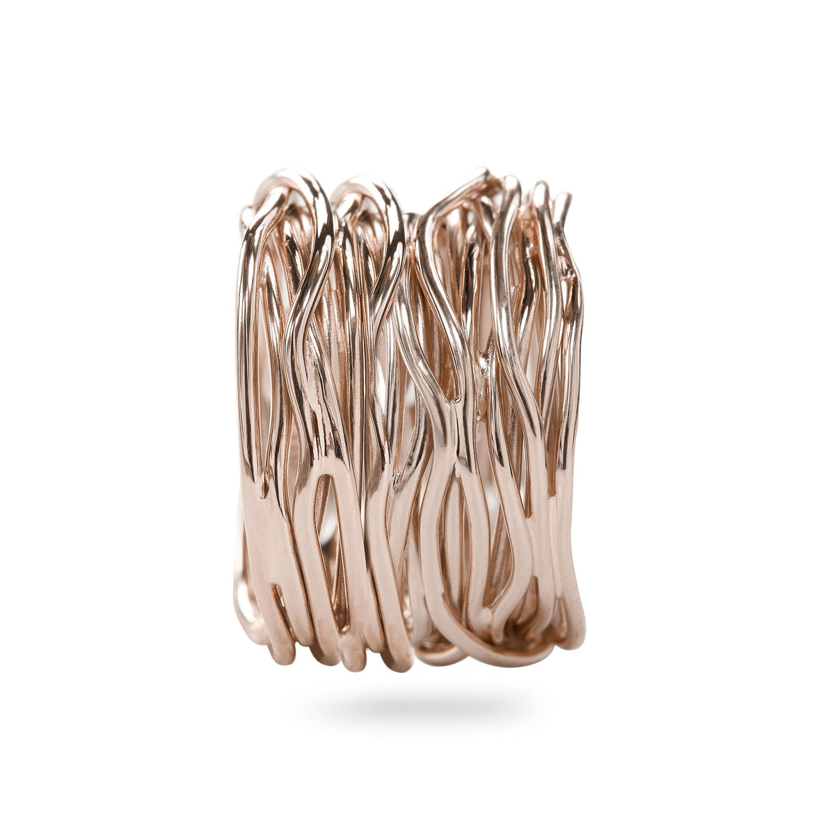 Anello Rubinia Filodellavita Classic - 22 Fili in Oro Rosa 9kt