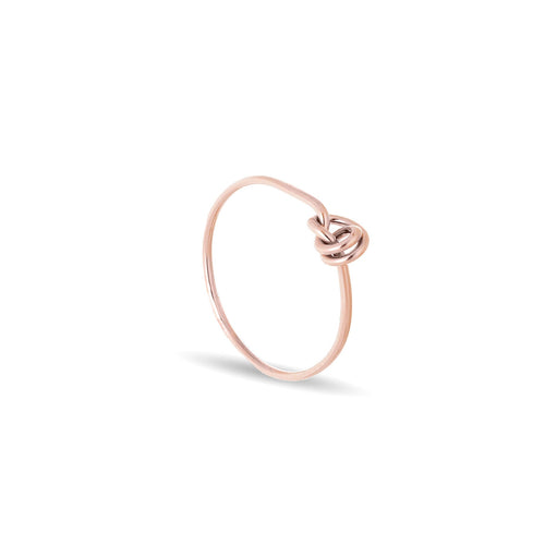 Anello Rubinia Filodamore - Nodino in Oro Rosa 9kt