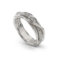 Anello Rubinia Filodellavita Classic - 7 Fili in Argento 925 con Diamanti Bianchi 0,21ct