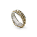 Anello Rubinia Filodellavita Classic - 7 Fili in Argento 925 e Oro Giallo 9kt