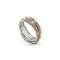 Anello Rubinia Filodellavita Classic - 7 Fili in Argento 925 e Oro Rosa 9kt