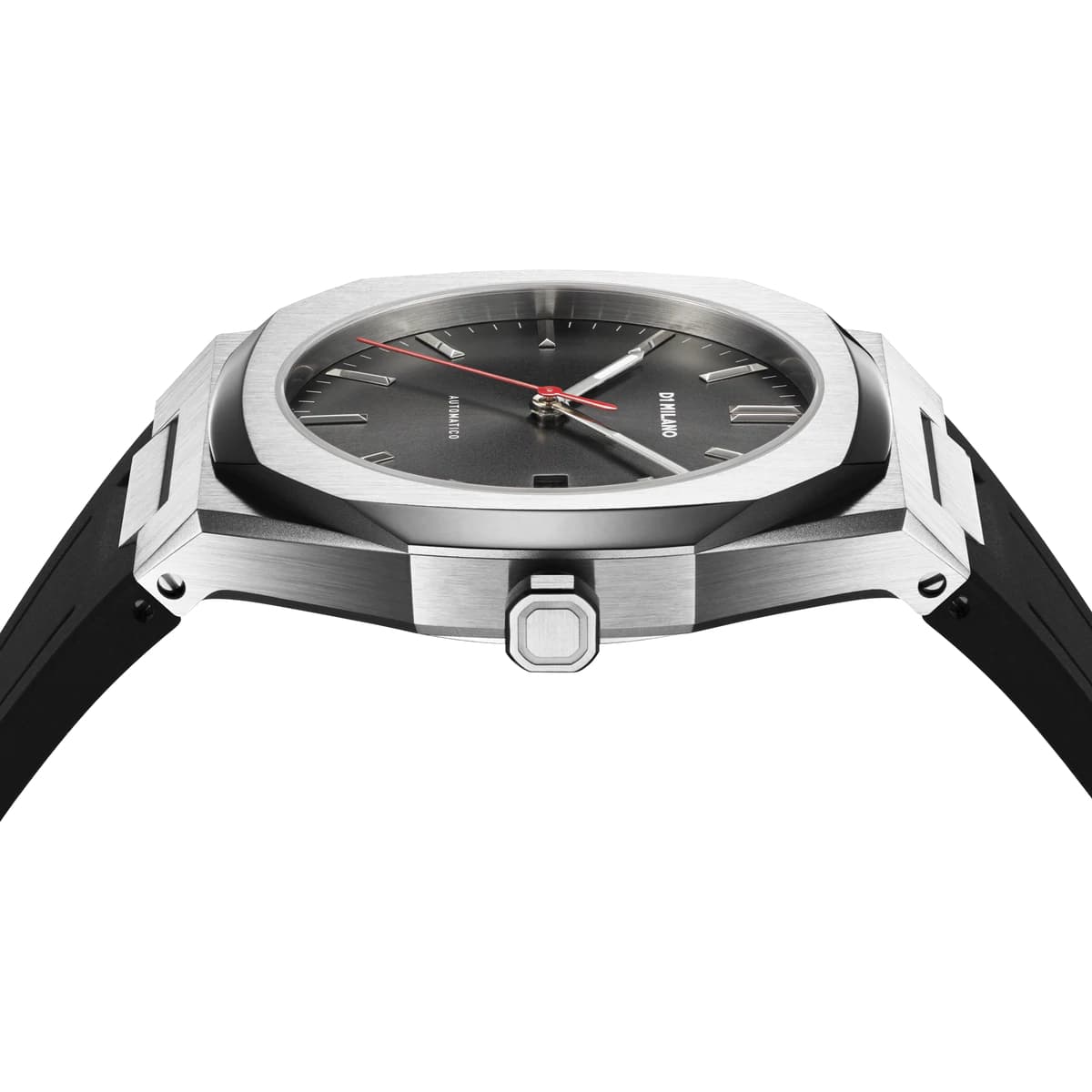D1 Milano Automatico Retro Red D1-ATRJ10 - Orologio Automatico Uomo Nero 41,5mm