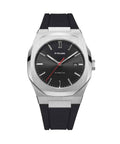 D1 Milano Automatico Retro Red D1-ATRJ10 - Orologio Automatico Uomo Nero 41,5mm