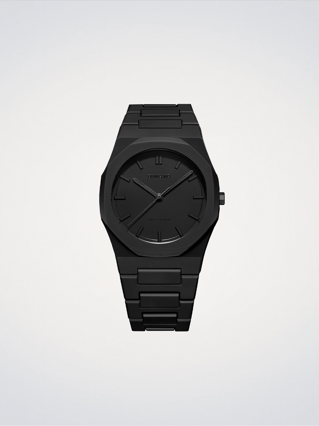 D1 Milano Polycarbon Shadow D1-PCBJ10 - Orologio Uomo Nero 40,5mm