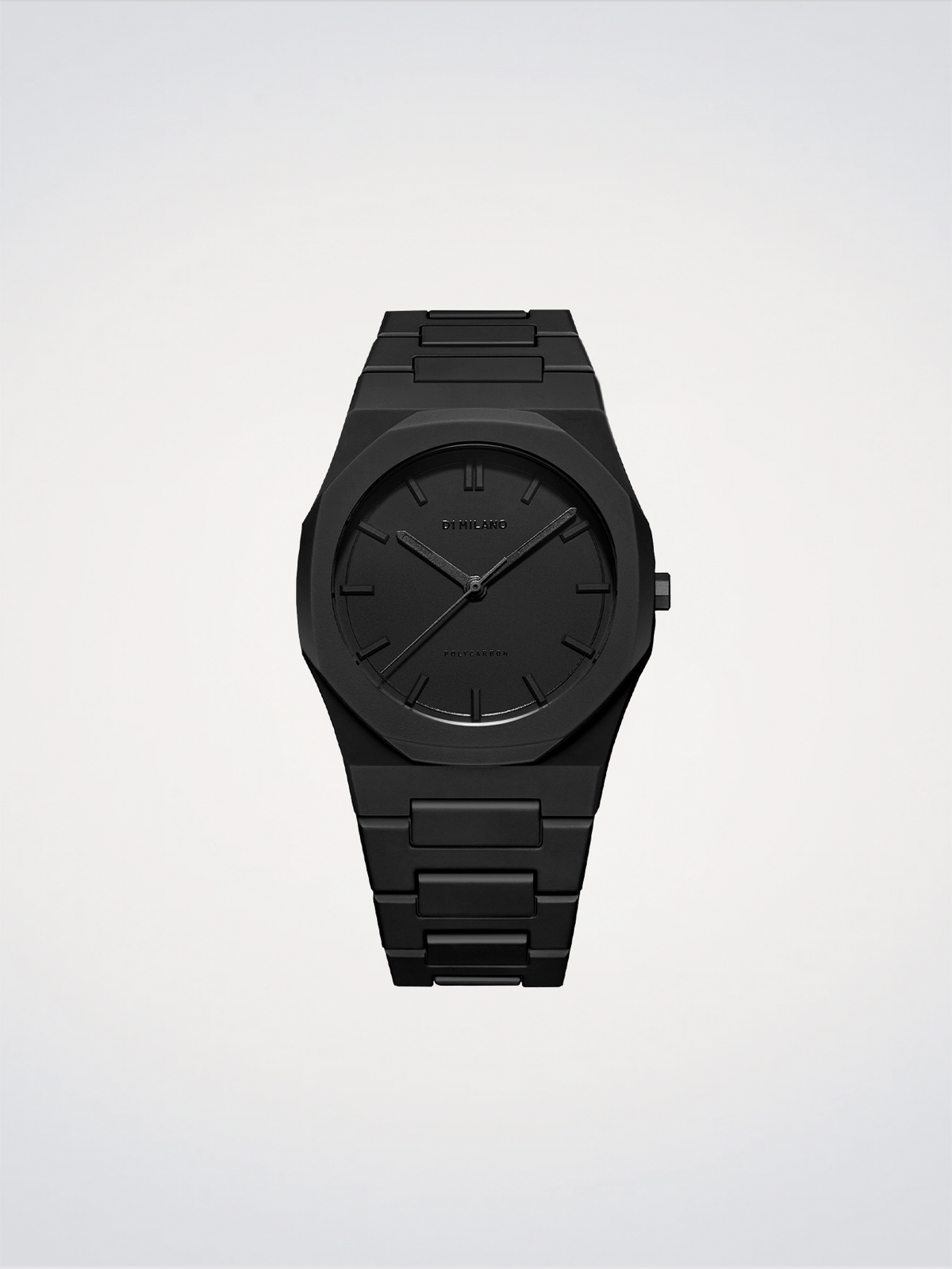 D1 Milano Polycarbon Shadow D1-PCBJ10 - Orologio Uomo Nero 40,5mm