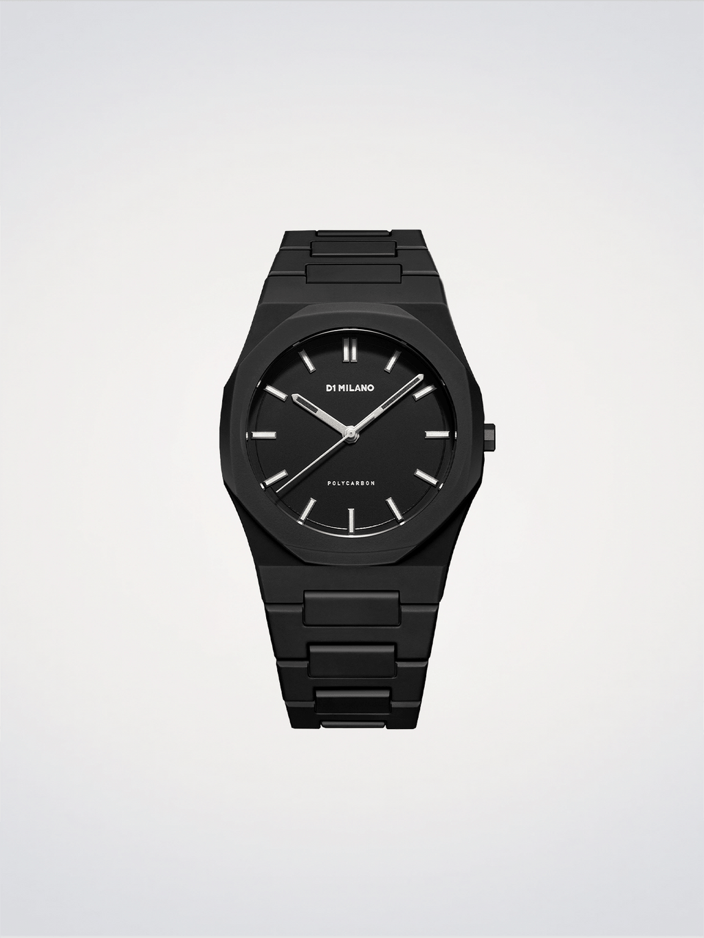 D1 Milano Polycarbon Cloudburst D1-PCBJ11 - Orologio Uomo Nero 40,5mm