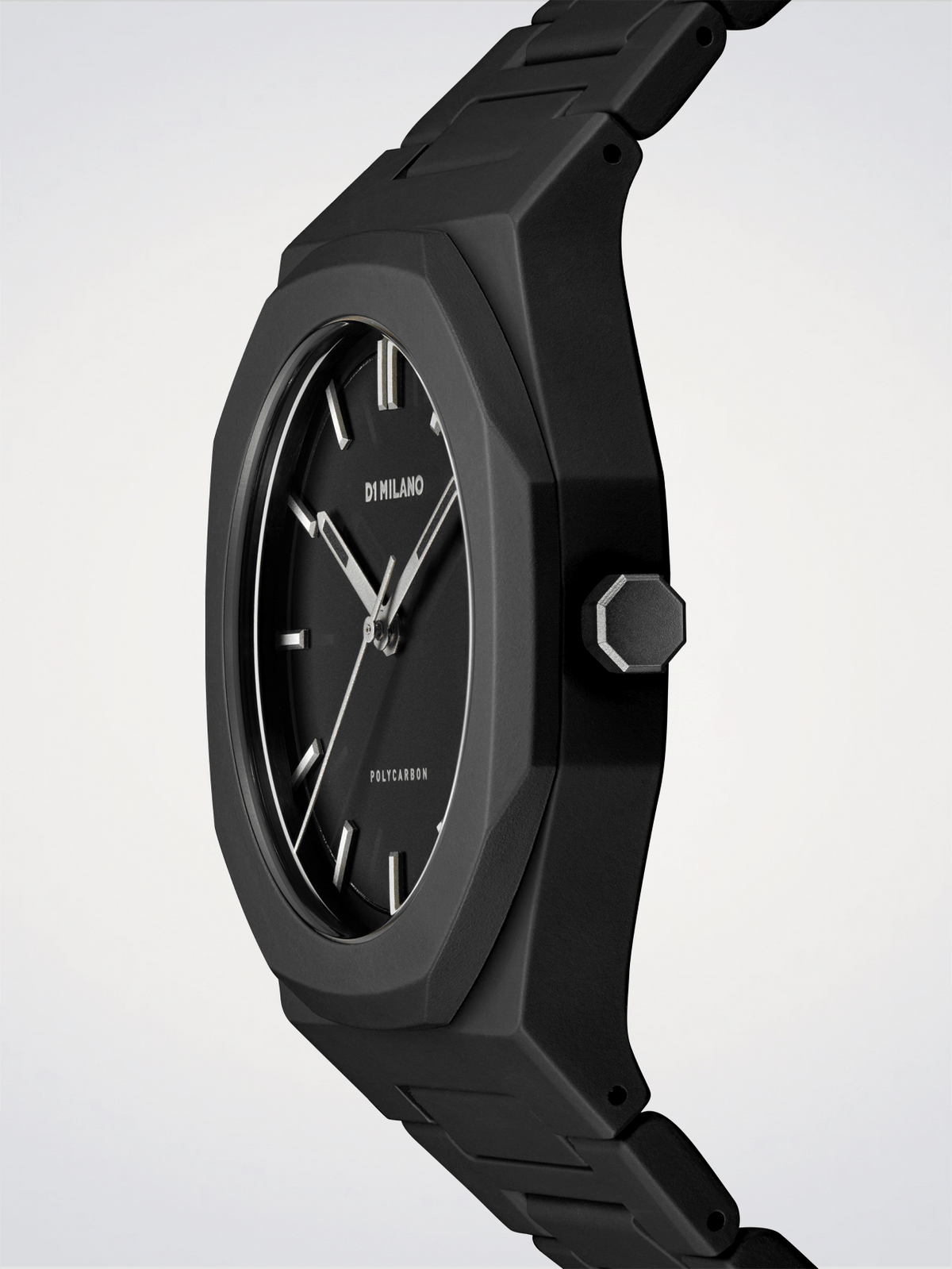 D1 Milano Polycarbon Cloudburst D1-PCBJ11 - Orologio Uomo Nero 40,5mm