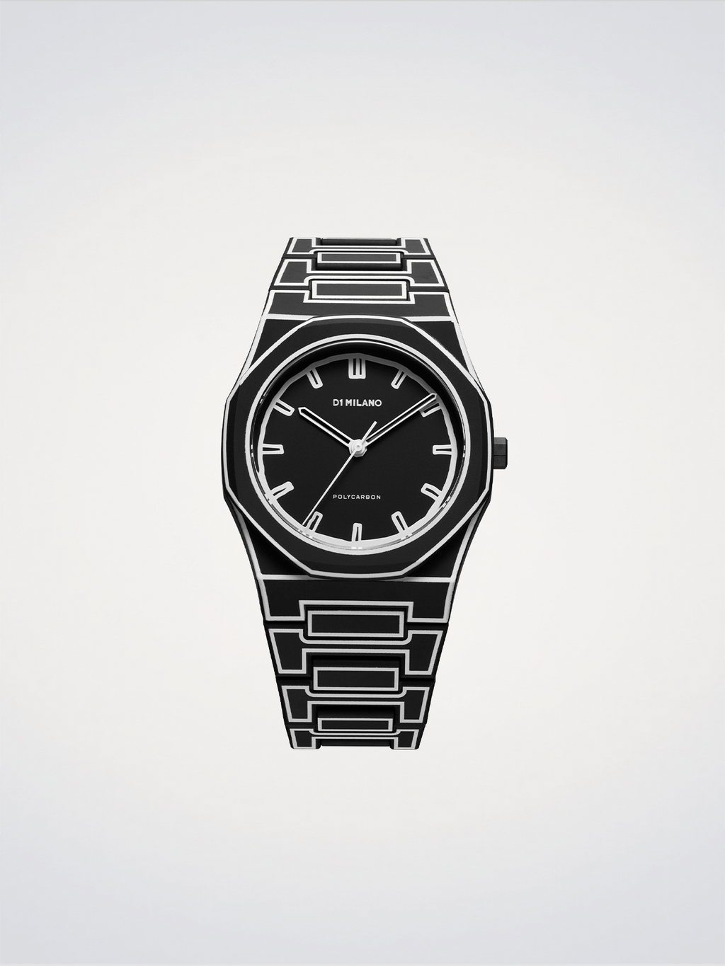 D1 Milano Polycarbon Black Sketch D1-PCBJ33 - Orologio Uomo Nero 40,5mm