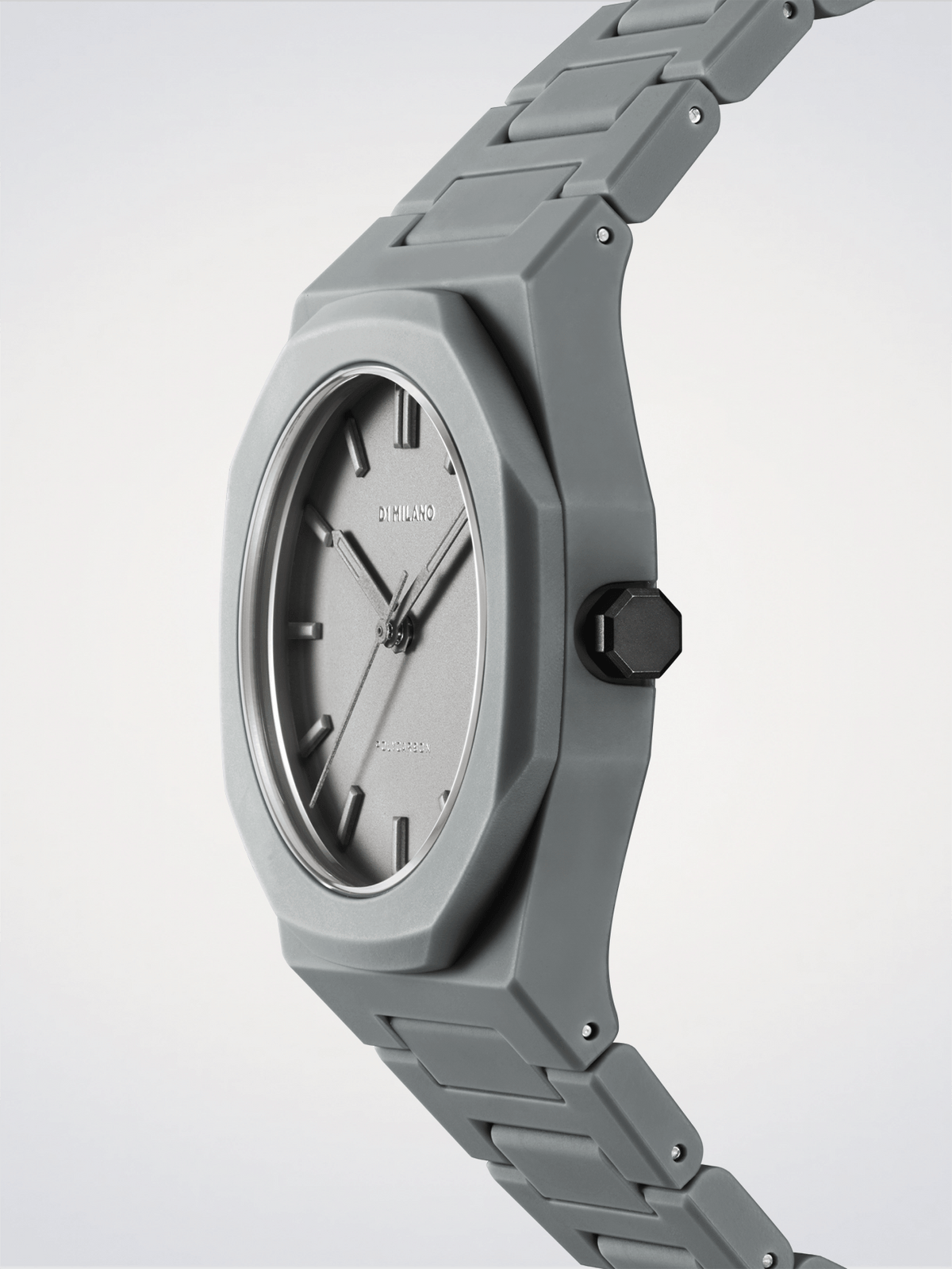 D1 Milano Polycarbon Akebia D1-PCBU03 - Orologio Unisex Grigio 37mm