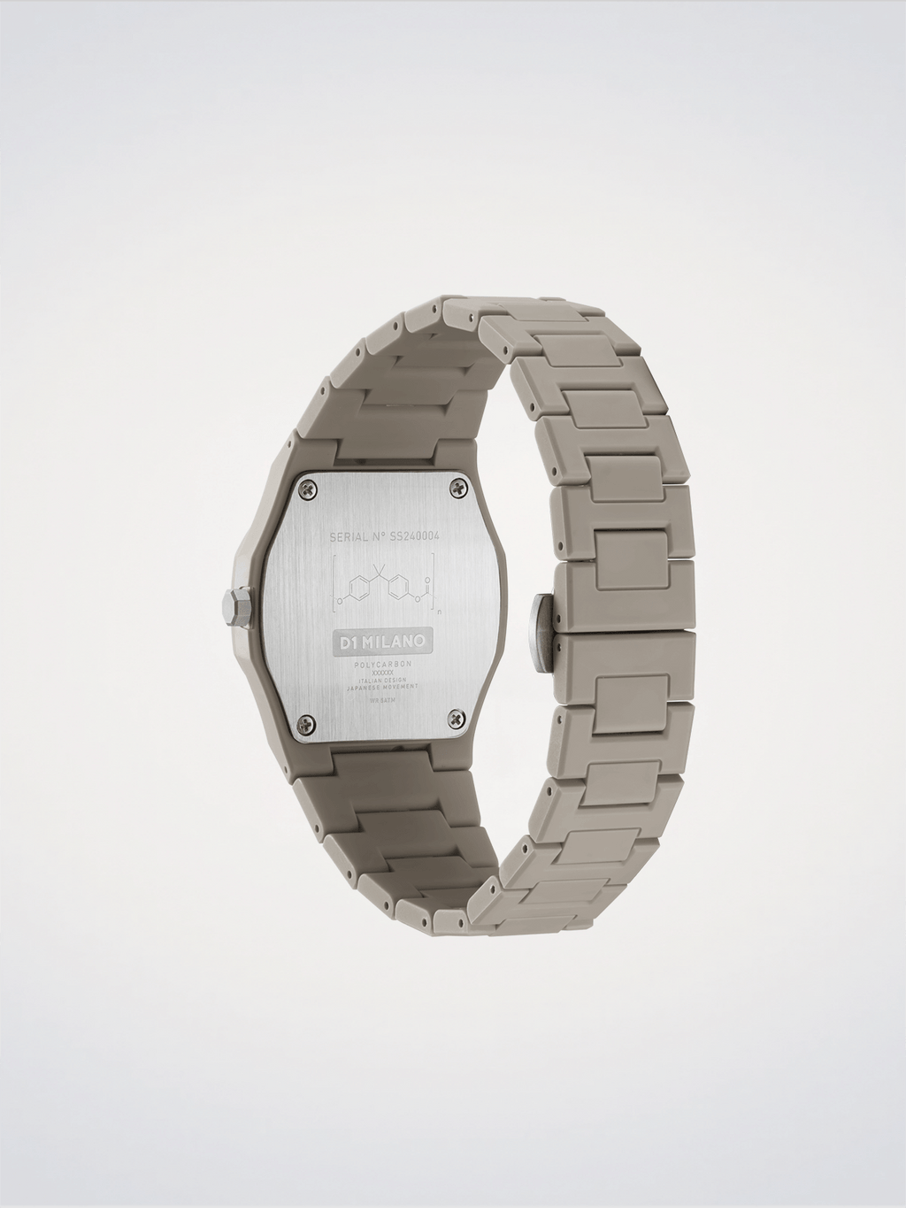 D1 Milano Polycarbon Ecru D1-PCBU06 - Orologio Unisex Ecrù 37mm