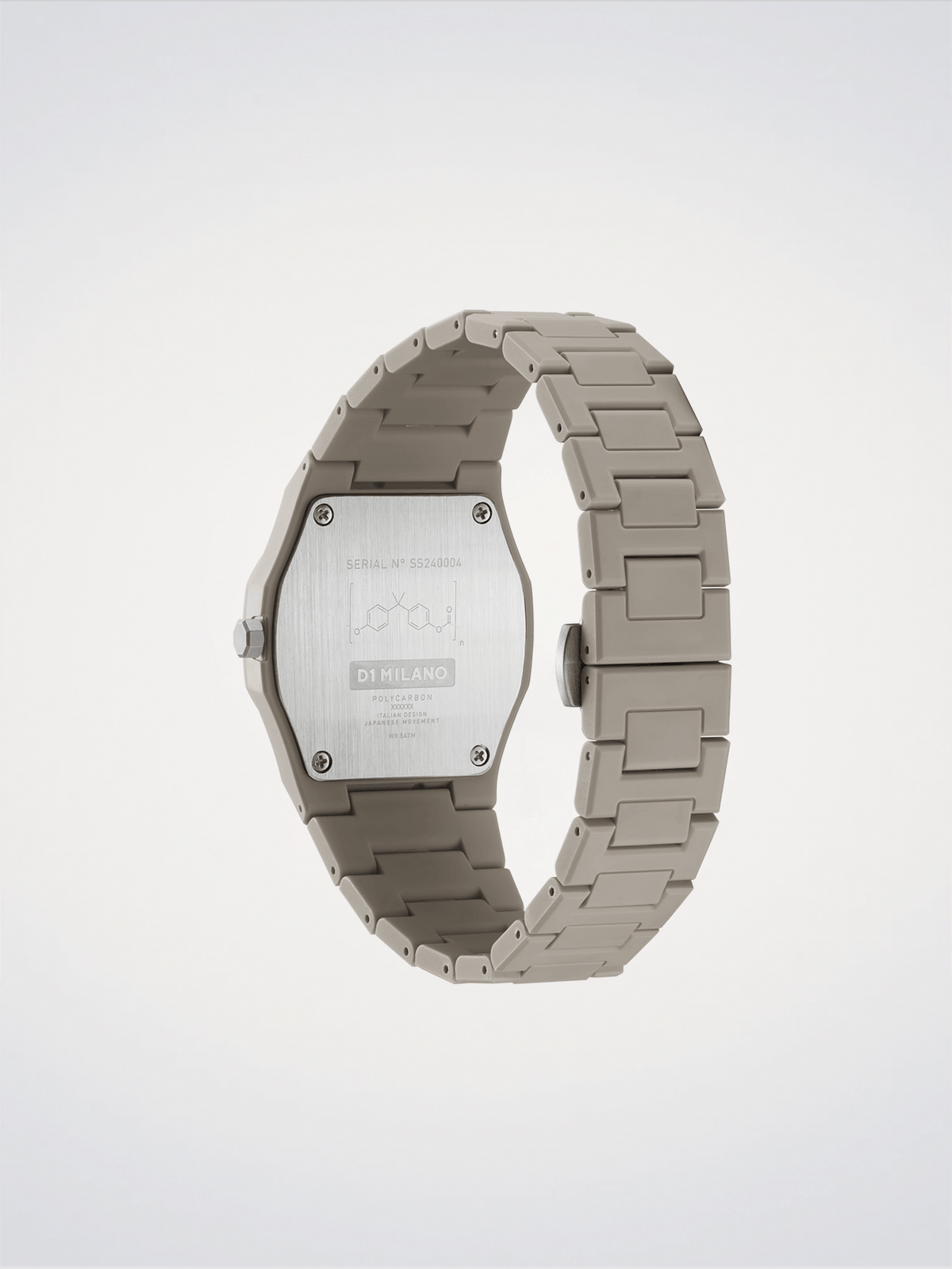 D1 Milano Polycarbon Ecru D1-PCBU06 - Orologio Unisex Ecrù 37mm