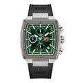 Orologio Ducati Corse Cardio cronografo uomo quadrante verde cinturino silicone nero DTWGC0003401