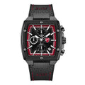 Orologio Ducati Corse Cardio cronografo uomo quadrante nero e rosso cinturino silicone nero DTWGC0003403