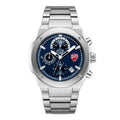 Orologio Ducati Corse Stelvio cronografo uomo quadrante blu bracciale acciaio DTWGI0003102