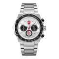 Orologio Ducati Corse Nitro cronografo uomo quadrante argento bracciale acciaio DTWGI0003201