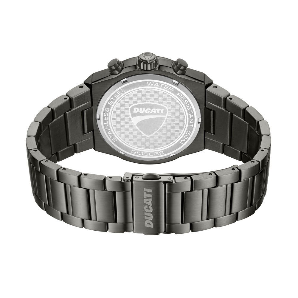 Orologio Ducati Corse Nitro cronografo uomo quadrante verde bracciale acciaio PVD canna di fucile DTWGI0003202