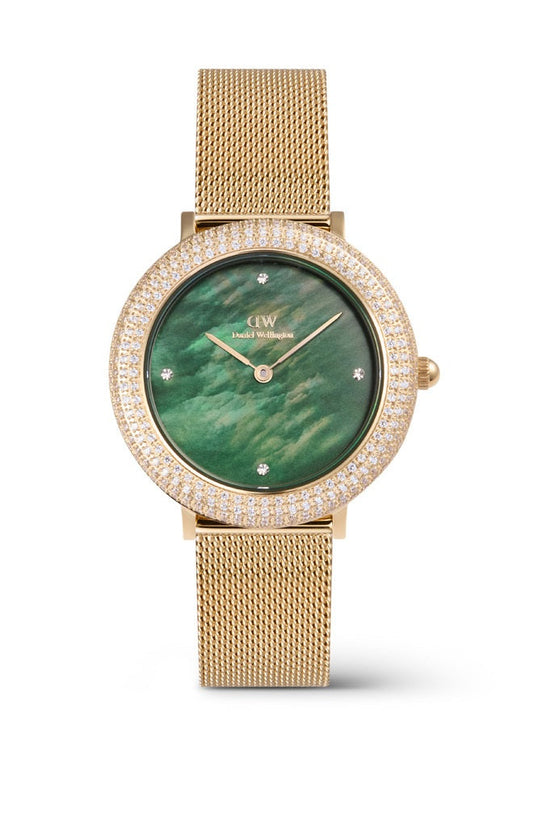 Daniel Wellington Crystalline Bezel 32 Green Mop Evergold Mop