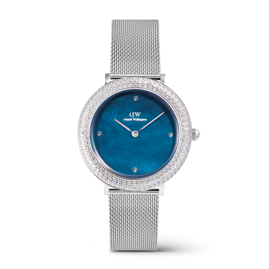 Daniel Wellington Crystalline Bezel 32mm Blue Sterling MOP