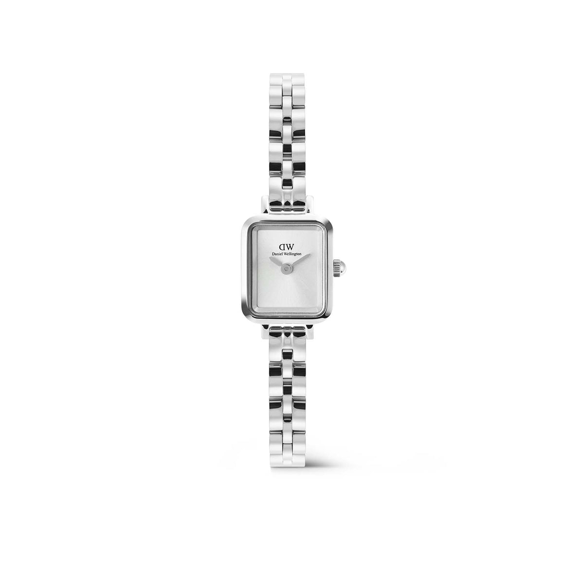 Daniel Wellington Quadro Mini Arch 3-link 15x18 White Sunray Silver