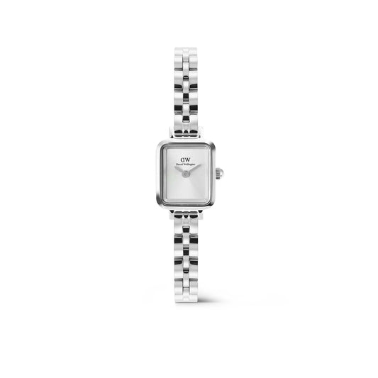 Daniel Wellington Quadro Mini Arch 3-link 15x18 White Sunray Silver