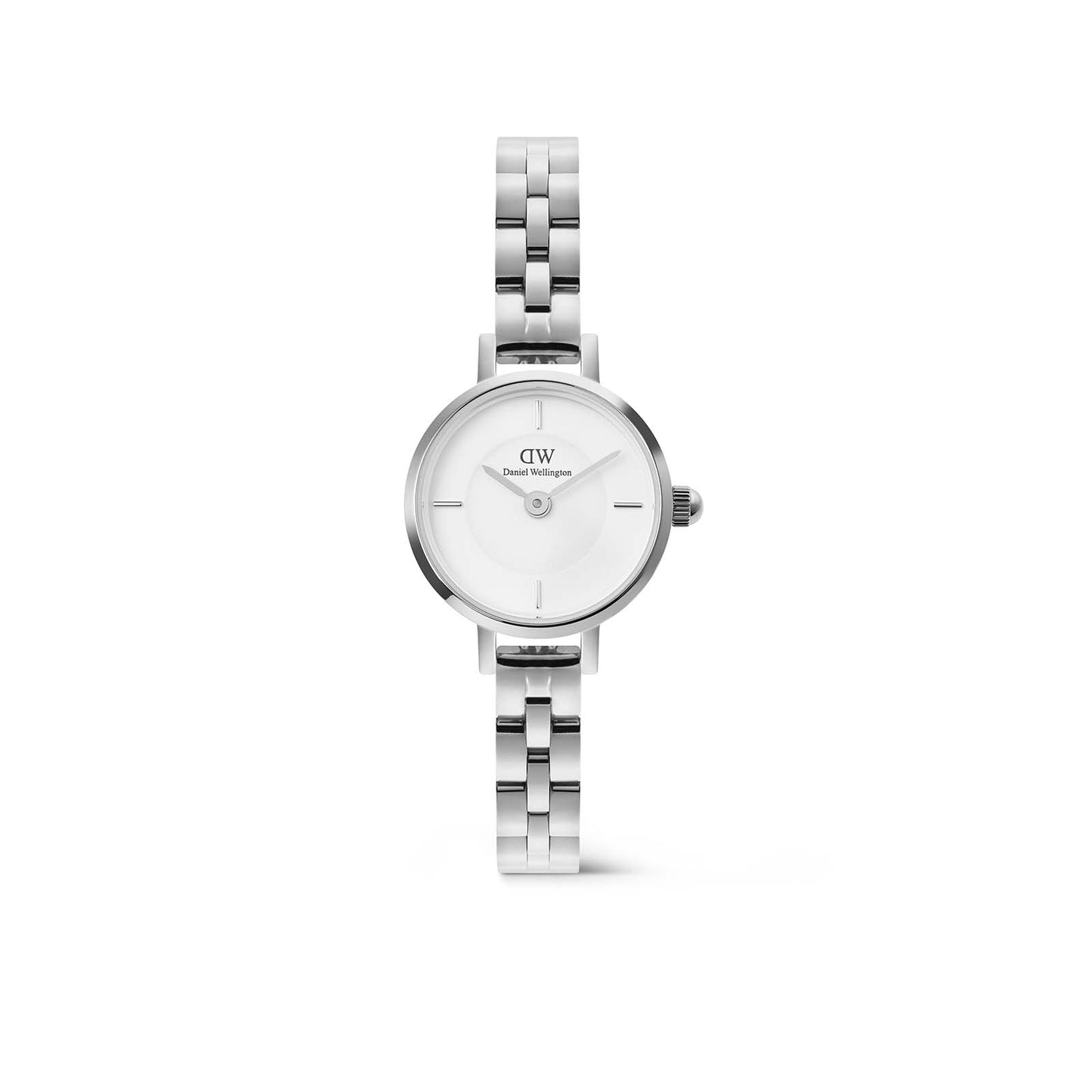 Daniel Wellington Petite Mini Arch 3-link 19 White Silver
