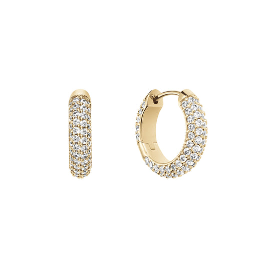 Daniel Wellington Pavé Orecchini Gold