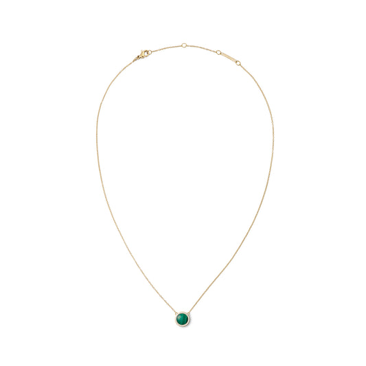 Daniel Wellington Audrey Necklace Malachite Gold