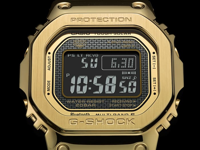 G-Shock GMW-B5000GD-9ER - dettaglio quadrante digitale