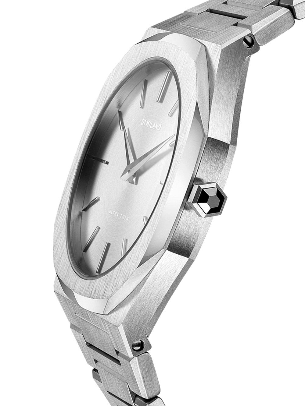 D1 Milano Ultra Thin Silver Eggshell D1-UTBL01 - Orologio Unisex Argento 38mm