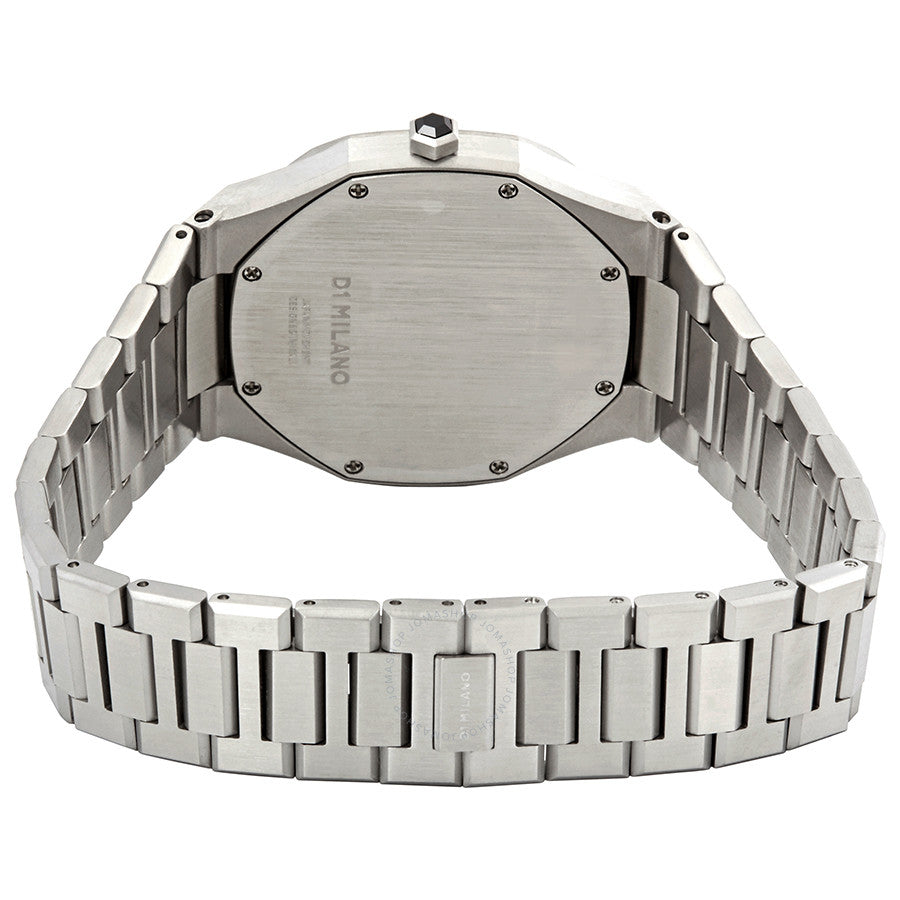D1 Milano Ultra Thin Silver Eggshell D1-UTBL01 - Orologio Unisex Argento 38mm