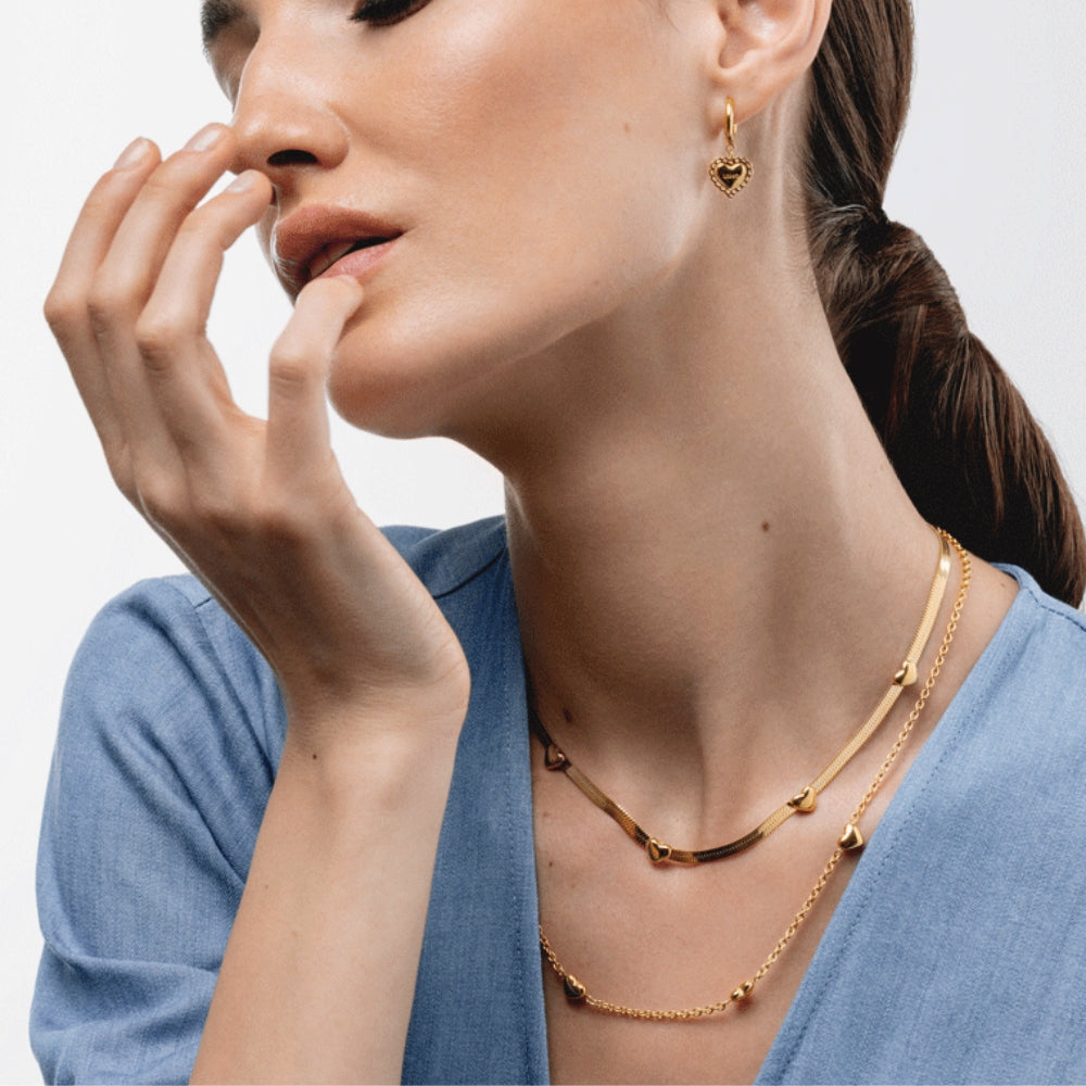 Collana Dorata con Cuore Liu Jo LJ3194 - foto 3