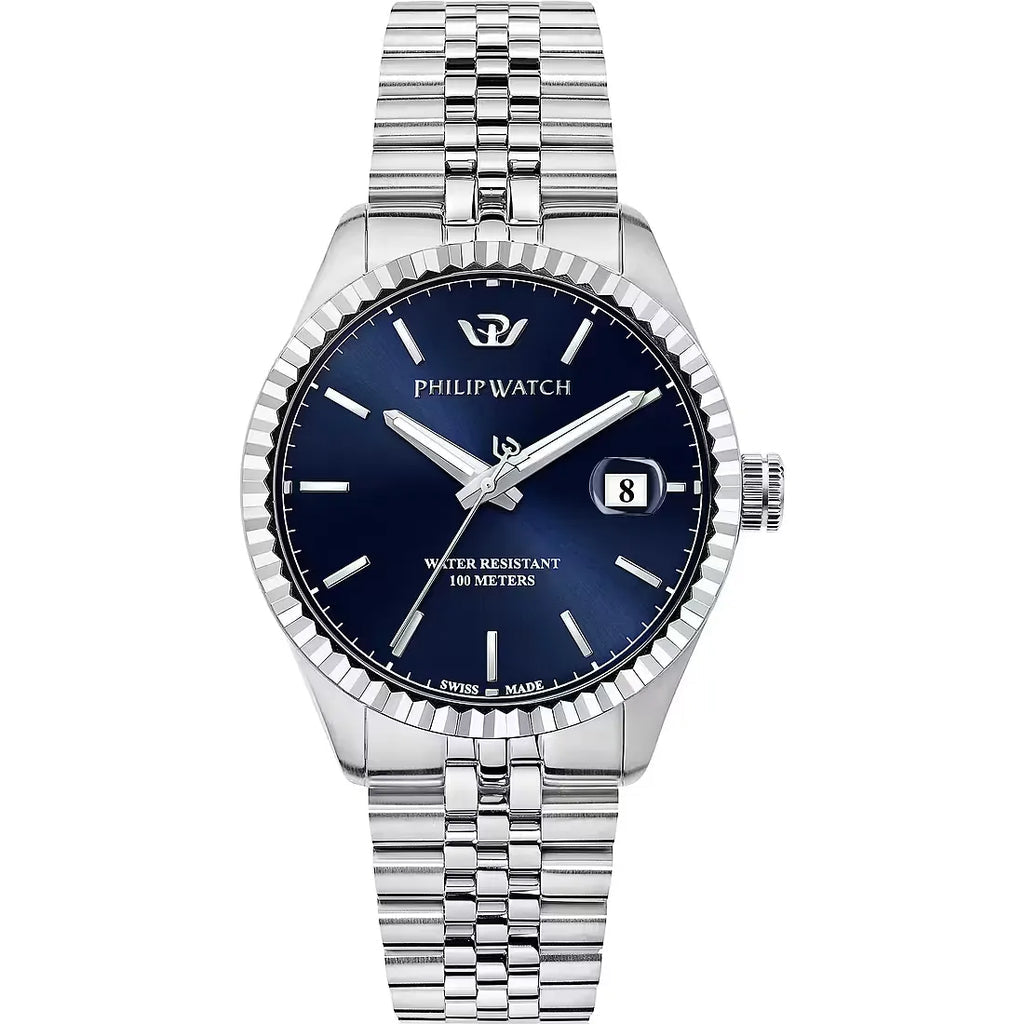 Philip Watch Caribe R8253597077 - Orologio Uomo Blu 41mm