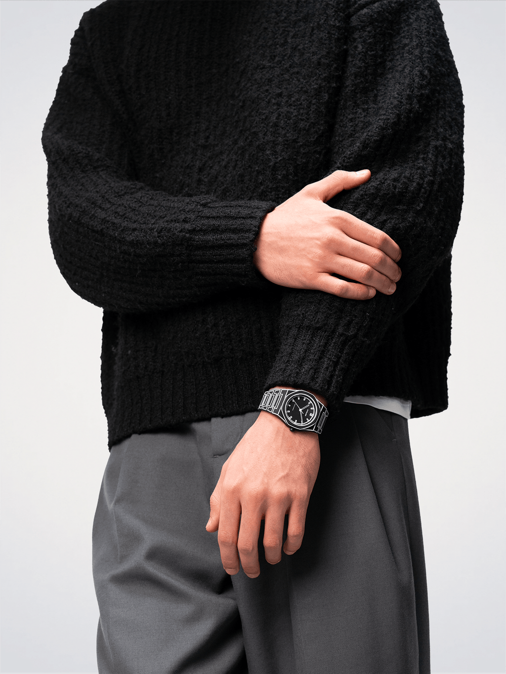D1 Milano Polycarbon Black Sketch D1-PCBJ33 - Orologio Uomo Nero 40,5mm