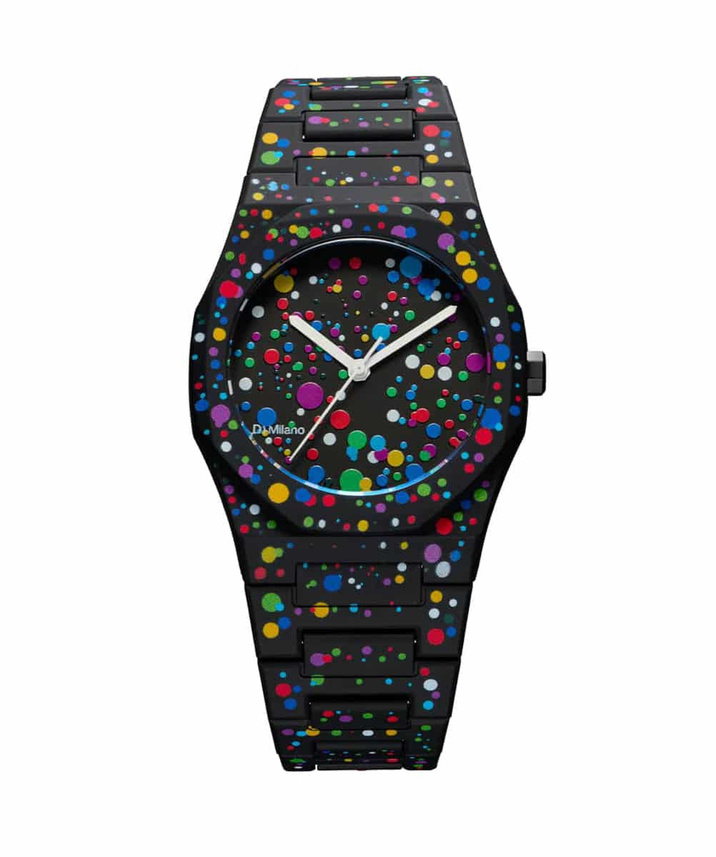 D1 Milano Polycarbon Dot 1 Black D1-PCBU11 - Orologio Unisex Nero 37mm