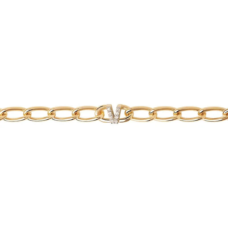 Bracciale Lettera V PDPAOLA - foto 1