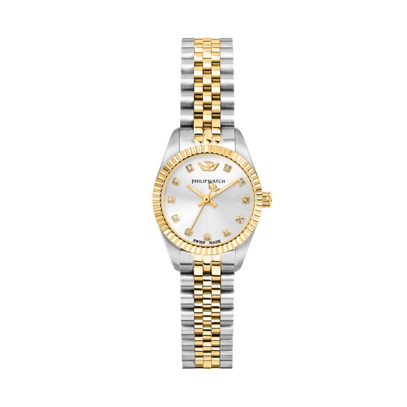 Philip Watch Caribe Urban Mini Donna 24mm Argento Diamante