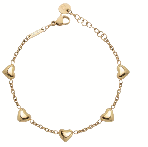 Bracciale Dorato con Cuori Liu Jo LJ3192 - foto 1