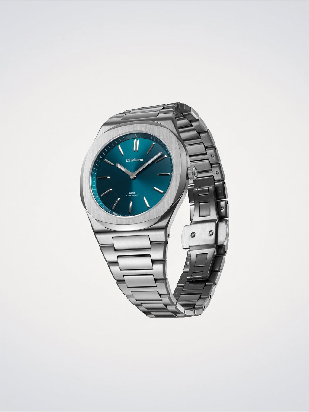 D1 Milano Ultra Thin 1970 Groovy Green D1-UHBJ03 - Orologio Uomo Verde Petrolio 39mm
