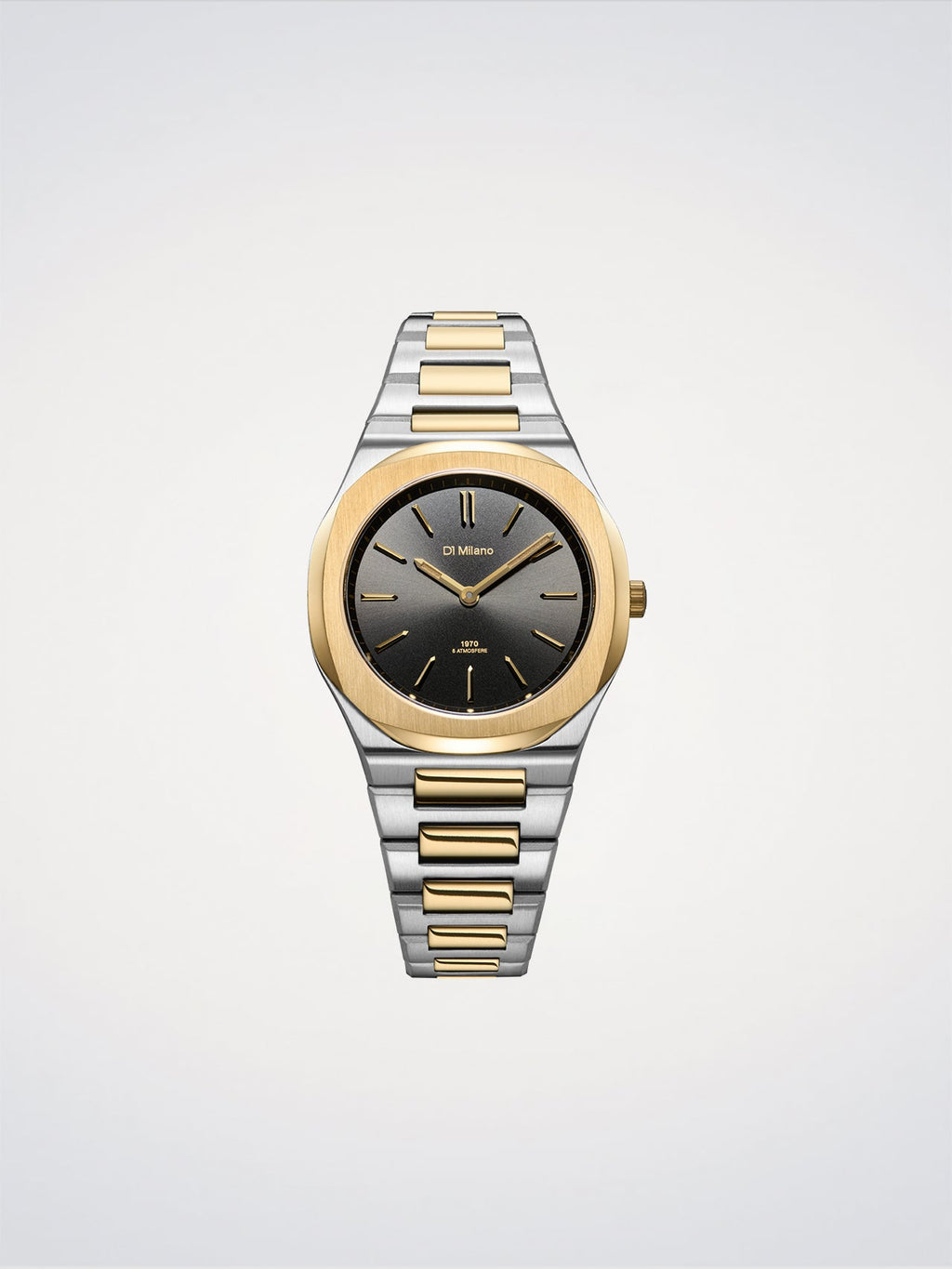 D1 Milano Ultra Thin 1970 Tone Mellow D1-UHBL03 - Orologio Donna Bicolore Nero 34mm